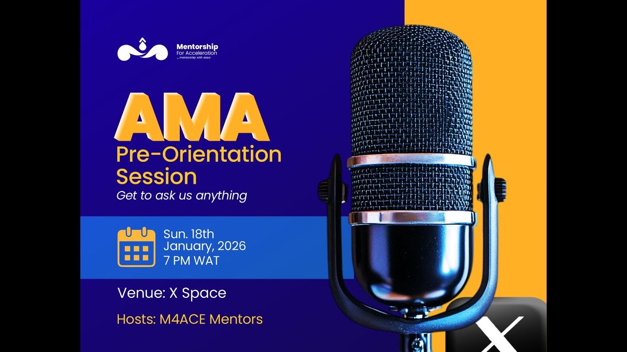 AMA Pre-orientation session - YouTube