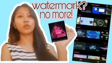 How to Remove Watermark in Intromaker (Alena Barlay)|VLOG no. 76