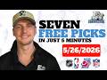 MLB Picks & Predictions For Today Tuesday 5/26/26 | FREE MLB Picks, Best Bets, and Predictions!