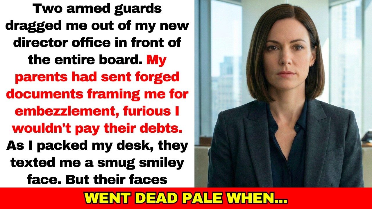 Security Escorted Me Out of My Office — My Parents Sent Fake Embezzlement Proof and...