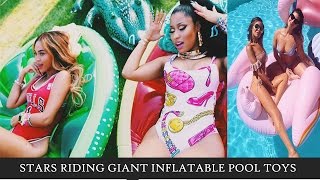 STARS RIDING GIANT INFLATABLE POOL TOYS