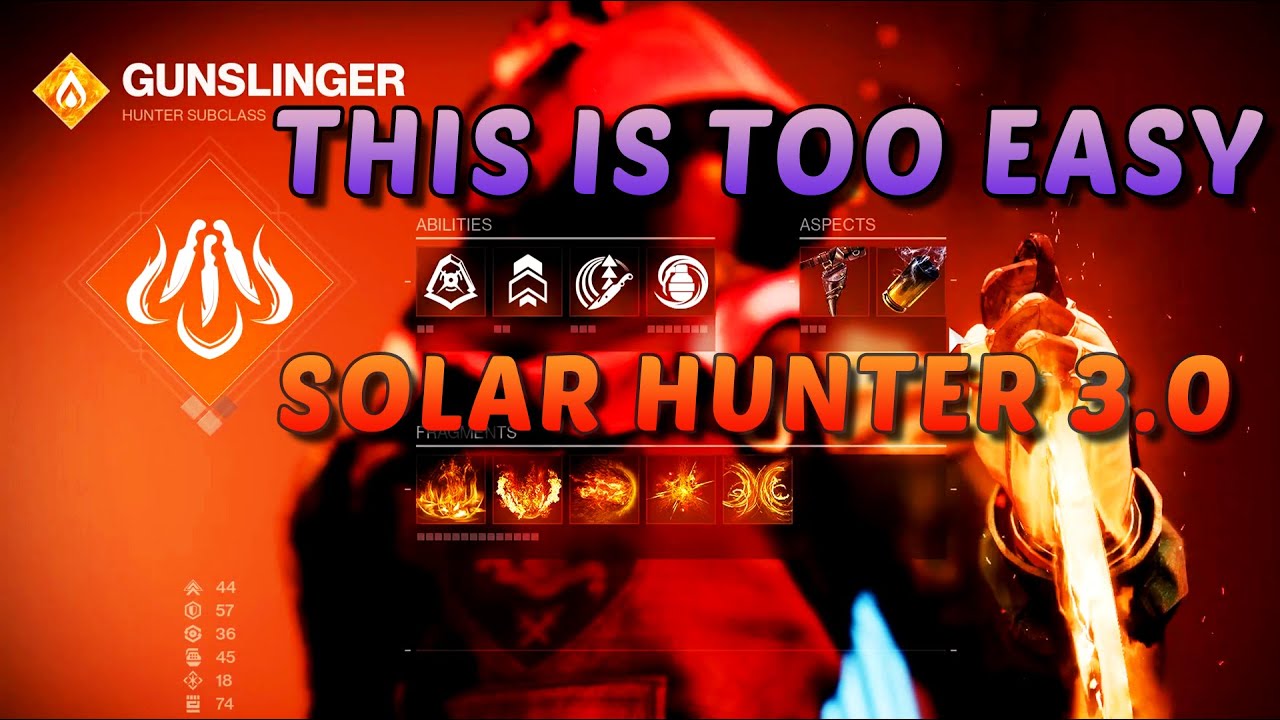This Hunter Build Melted Them - Destiny 2 Solar 3.0 Build Guide