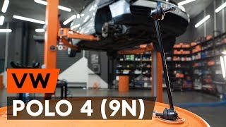 Ako vymeniť Tyč stabilizátora na AUDI A1 Sportback (8XA, 8XK) - video sprievodca