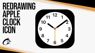 Redrawing Apple Clock Icon Raster to Vector