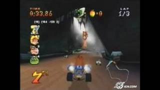 Crash Nitro Kart PlayStation 2 Gameplay