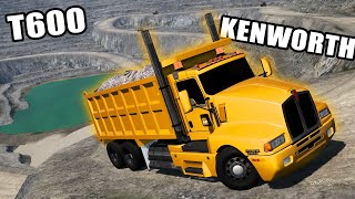 Kenworth T600 Dump Truck with Rubble Leaving a Mine American Truck Simulator screenshot 3