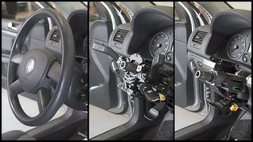 VW-sleutel vast? VW GOLF MK5: Hoe stuurslot en sleutelcilinder verwijderen en vervangen?