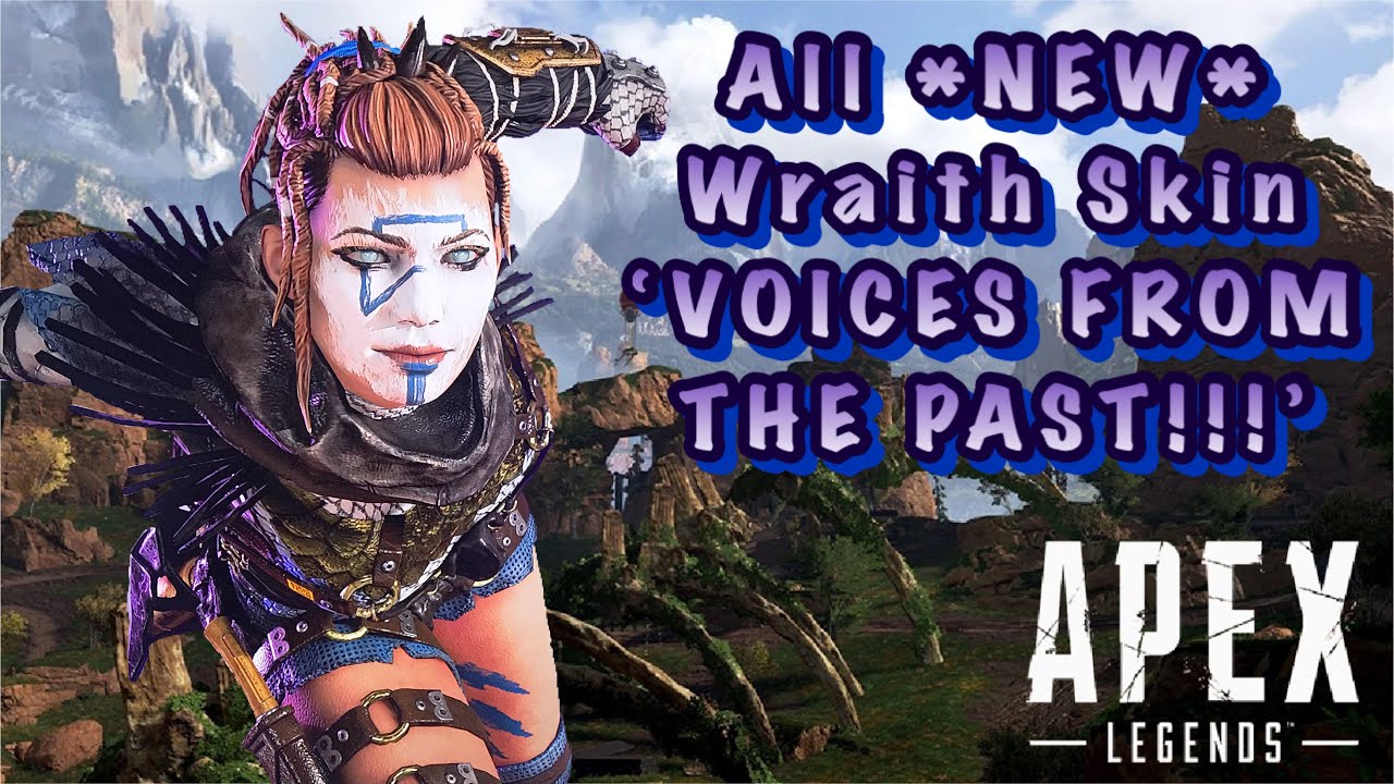 Apex Legends: *New* WRAITH skin VOICES FROM THE PAST Night Terror Wraith Sk...