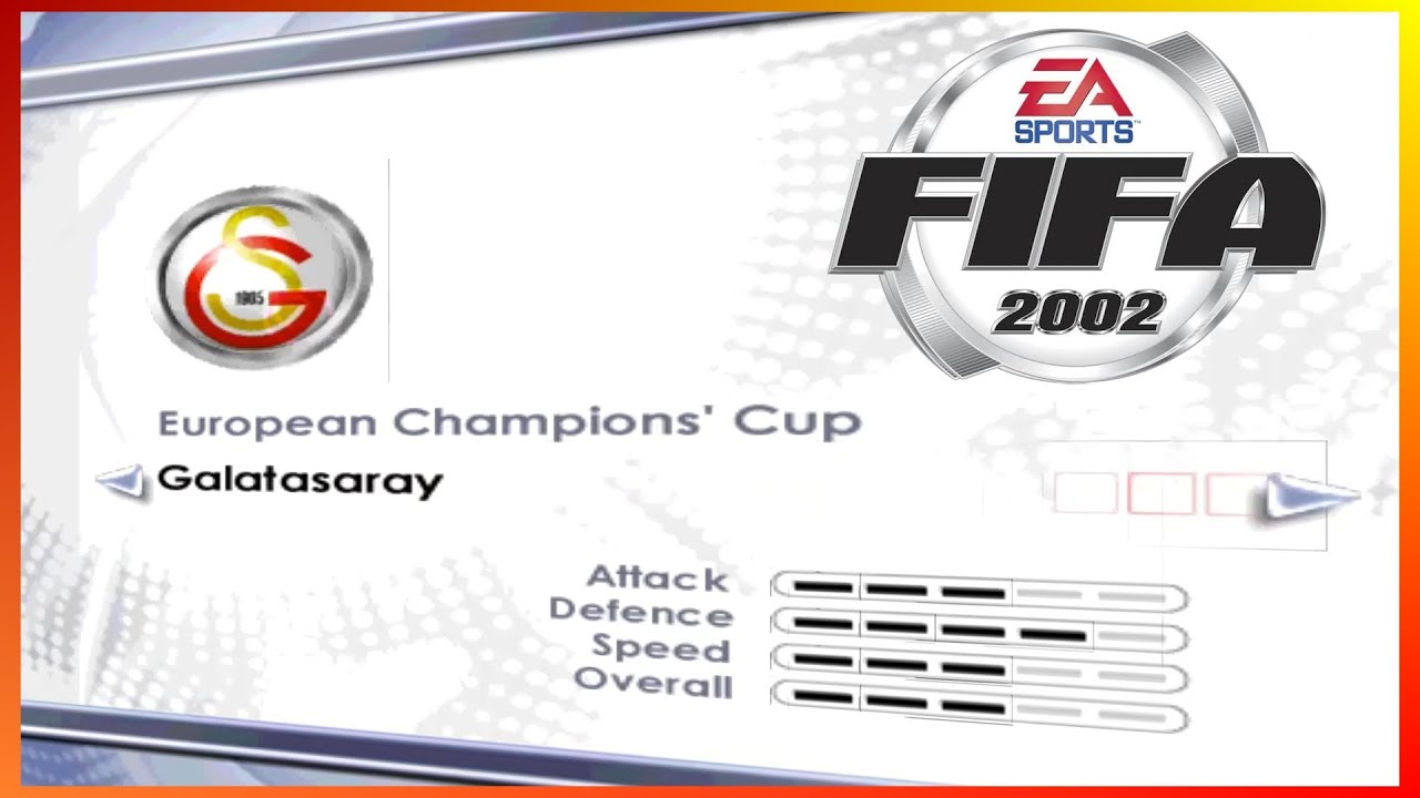 [PC] | FIFA 2002 | CHAMPIONS LEAGUE / ECC | GALATASARAY ISTANBUL | LONGPLAY