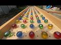 マーブルラン350 marble run ロング直線コース 長いスロープ 陽気な日差し編