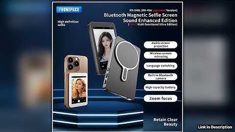 Mobile phone magnetic projection device rear high definition self shooting wireless projection is