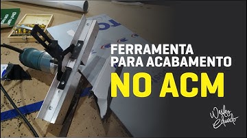ACABAMENTO NA BORDA DO ACM  -  COMO FAZER