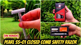 Pearl Ss-01 Closed Comb Double Edge Safety Razor In Hindi