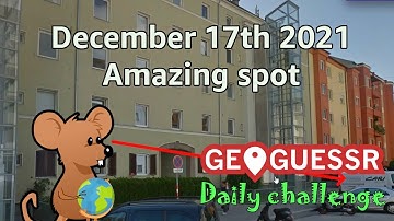 No Move - Geoguessr Daily Challenge - Amazing Spot - December 17th 2021