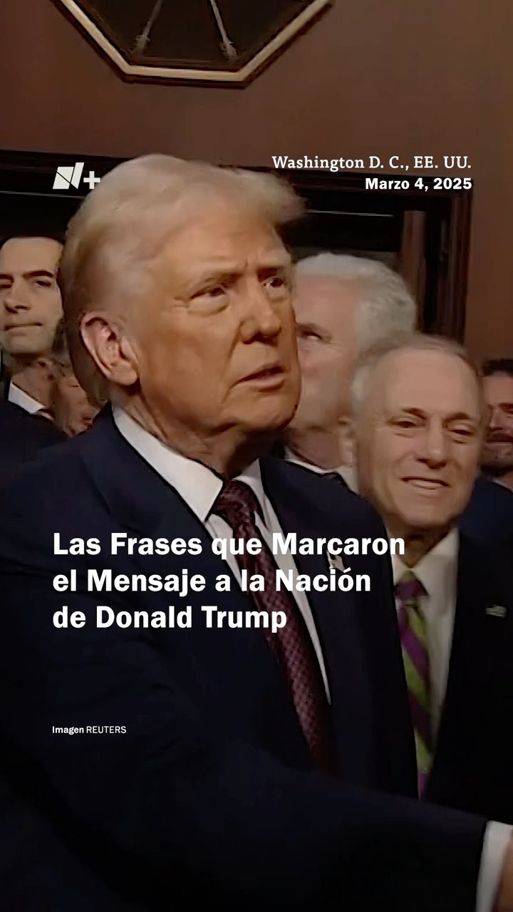 Las frases que marcaron el mensaje a la nación de Donald Trump - N+ #Shorts