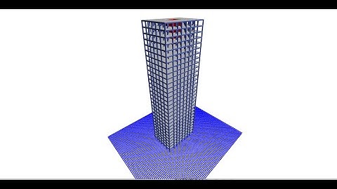 30 Story RCC building animation against Earthquake.