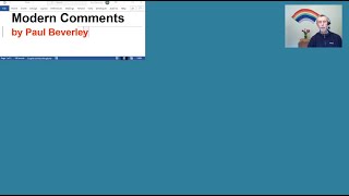 Modern comments