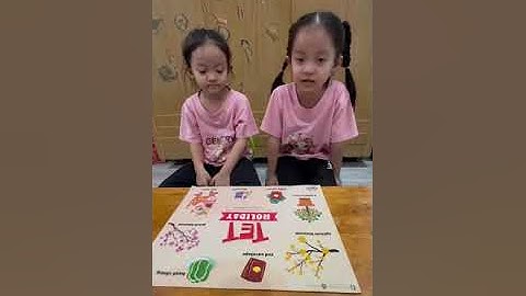 Tiếng Anh Giao Tiếp Trẻ Em Tại Phan Thiết: Sue and Nia practice talking about Tet Holiday
