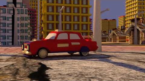 Blender animation -car rasing