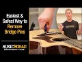How to Pull and Remove Bridge Pins on your Acoustic Guitar with MusicNomad's GRIP Puller
