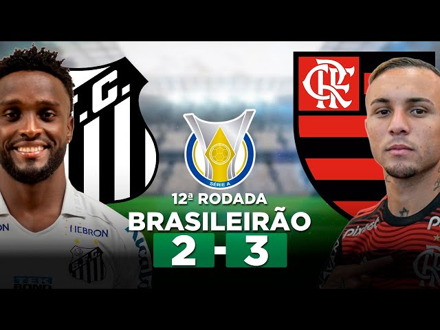 Santos 2 x 3 Flamengo - 25/06/2023 - Brasileirão 