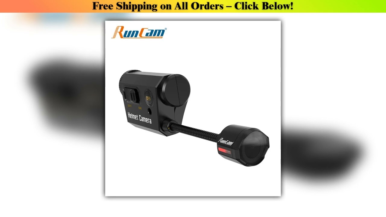 RunCam Helmet Camera Face Mask Recorder Airsoft Recording Long Battery Life 1920*1080 60fps