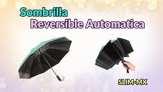 Sombrilla Reversible Retráctil | Paraguas | Lluvias | Slim Company - YouTube