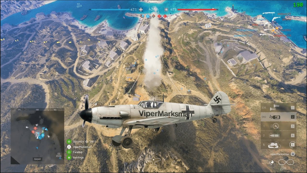 Battlefield 5  | Mercury Map | BF - 109 G-6 🛩️ |
