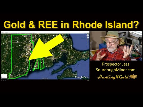 Where to Find Gold and REE&rsquo;s in Rhode Island (USGS Gold Maps)