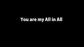 Video thumbnail of "You are my All in All Instrumental Worship Video w/ Lyrics"