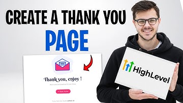 Hoe maak je een bedankpagina in GoHighLevel (2025)✅