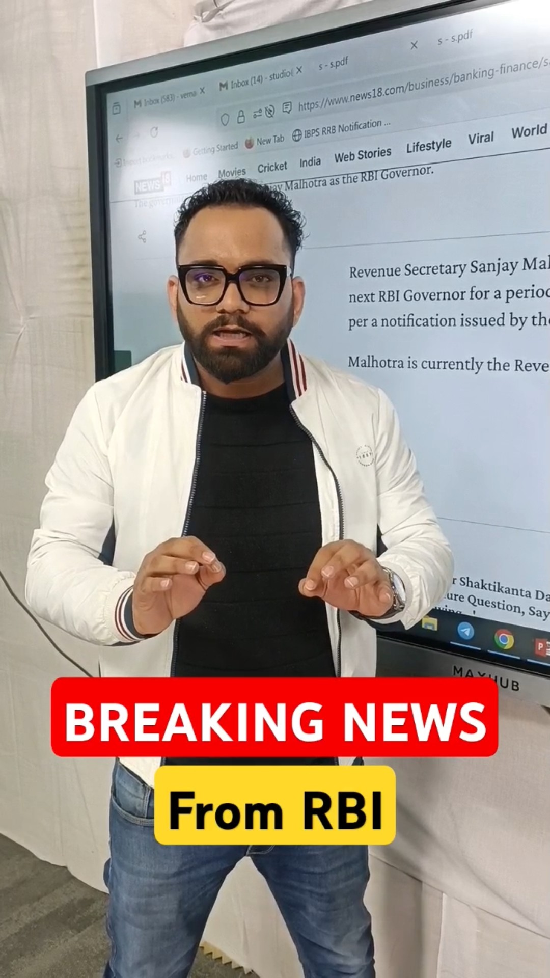 Breaking NEWS From RBI... #RBI #rbigovernor