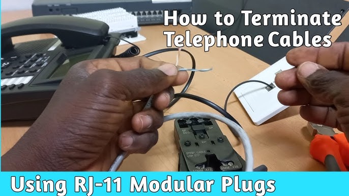 HOW TO MAKE A PHONE Cable RJ11 ? 👨‍🔧 