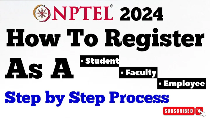 How to Register For NPTEL 2024 | Step by Step Guide | Ateeq10