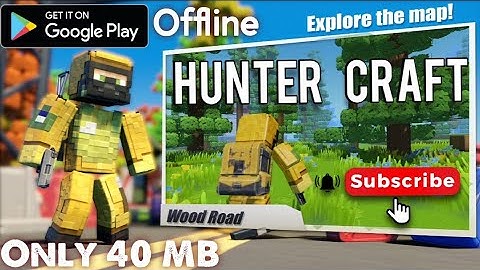 Huntercraft : Zombie Survival - Gameplay Walkthrough Part 1 - Android Game App - Muscular Gaming