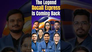 The Legend Recall Express is Coming Back #vedemy #recallexpress #conceptexpress #csirnetlifescience