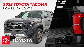 2025 Toyota Tacoma: Operating the Power Tailgate | Toyota Tacoma Drive-Off Essentials