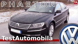 Na testi VW Phaeton prve generacije, model iz 2010-e sa 3.0 V6 TDI ...