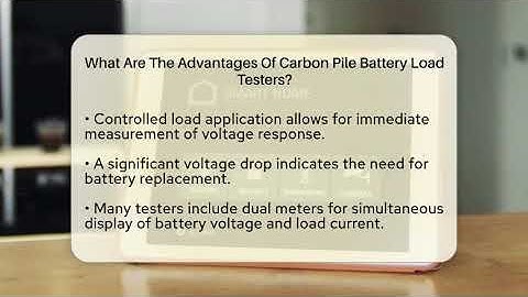 What Are The Advantages Of Carbon Pile Battery Load Testers? - Talking Tech Trends