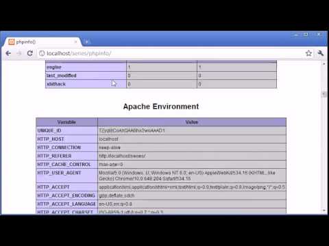 Beginner PHP Tutorial   6   The phpinfo Function