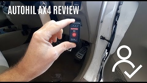 Autohil AX4 OBD2 bluetooth scanner -  Review 2021