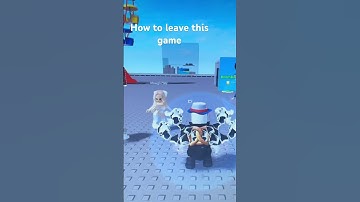 How to leave you can’t leave this game #roblox