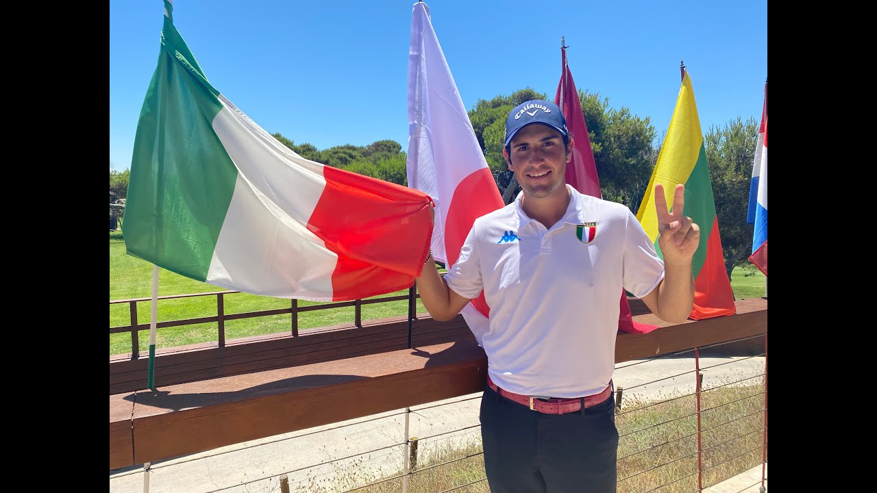 | SOMOSGOLF - 1ª jornada Europeo Individual Masculino, Filippo Celli (-8), imperial