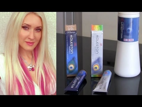 How to dye your hair extensions pink color or tone them down at home for instant highlights