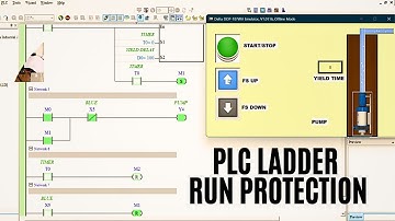 Delta PLC - Dry Run - On Delay(Borehole yield)- Ladder Programming FULL VIDEO- Water Pumping Automat