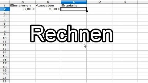 Excel Grundlagen - Formeln erstellen – Plus / Minus / Mal / Geteilt rechnen - Tutorial