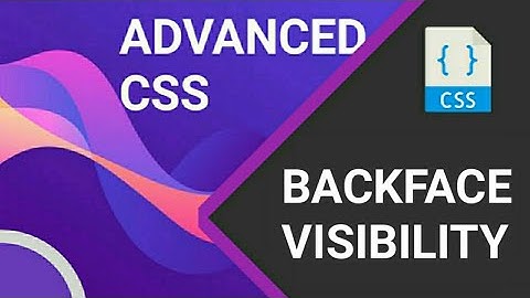 10.Advanced CSS Backface Visibility property in Hindi | In Detail With Example