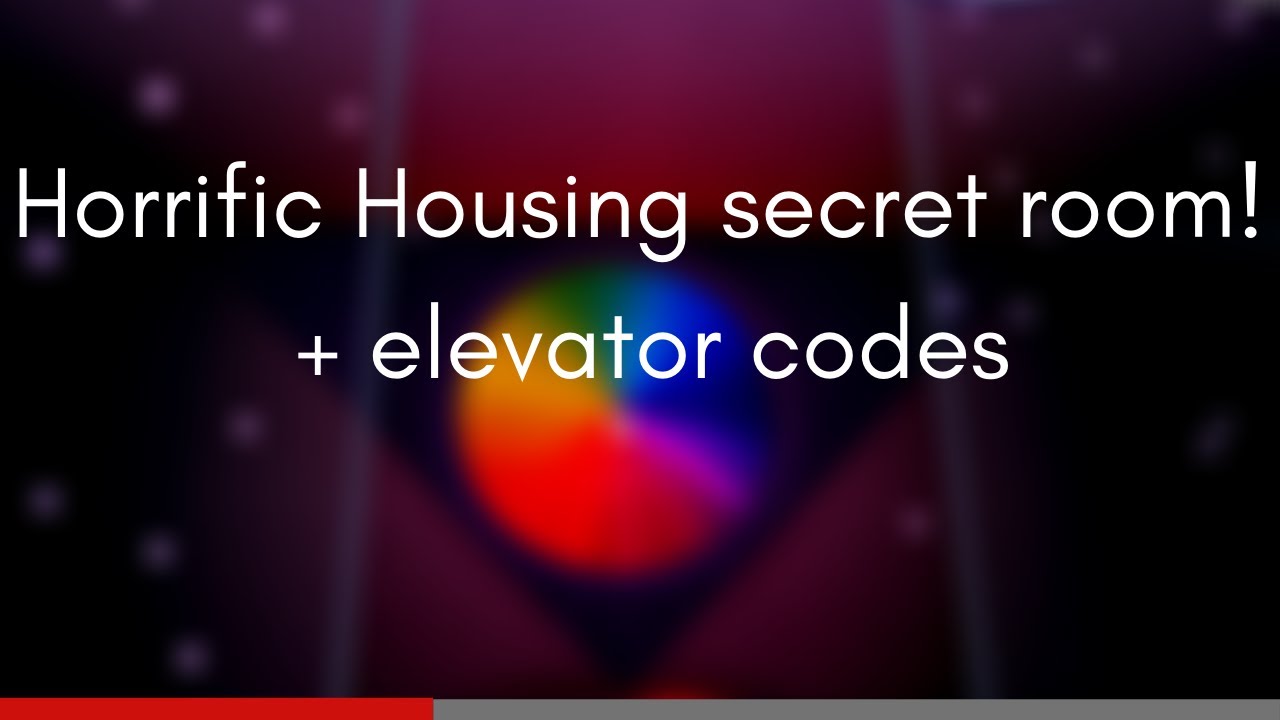 Horrific Housing Elevator Codes Secret Room Youtube
