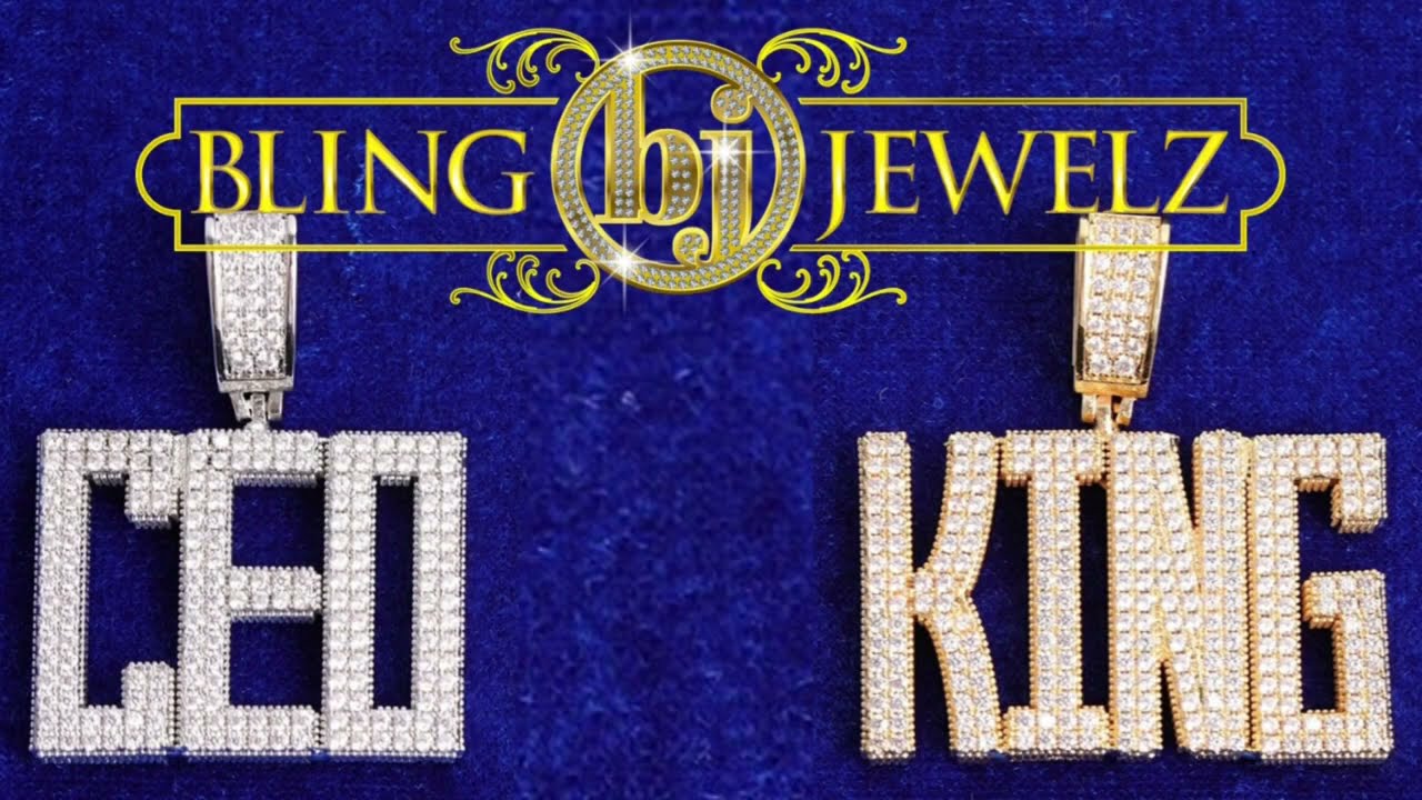 Fresh Release Custom Street Wear Jewelry | Yellow White Gold Hip Hop Pendants | BLINGJEWELZ.Com