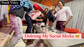 Deleting My all handles from Social Media 🥺😭 | gogo2728 | deepesh_zo | mr_roshan | #vlog #dosti